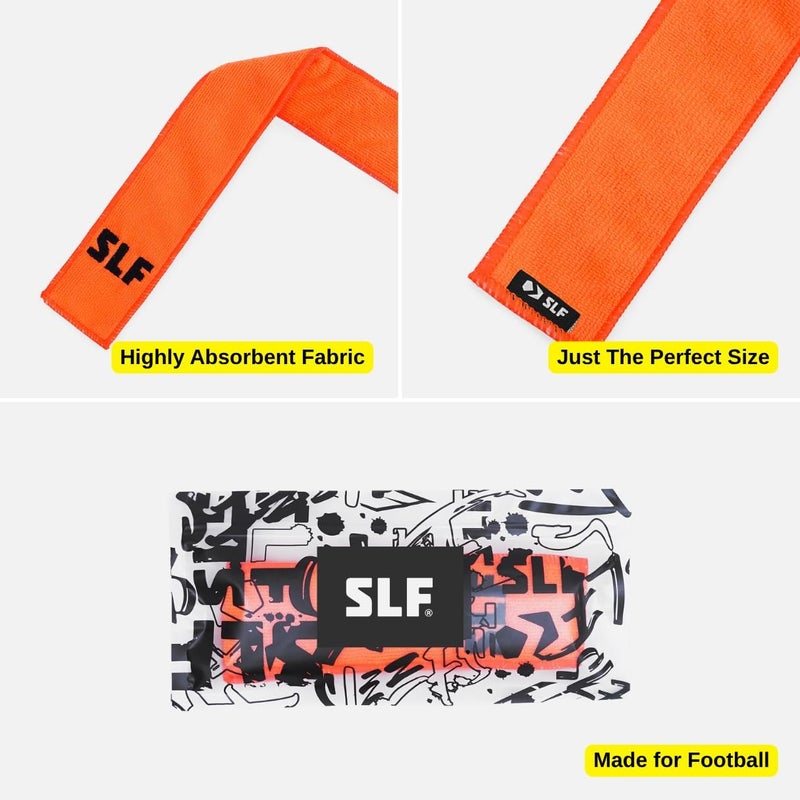 SLEEFS Hue Orange Thin Football Towel with Logo - Image 3
